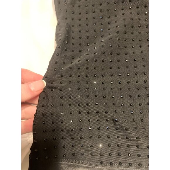 SLA The Label Black Suki Diamante Strapless Rhinestones Slinky Tube Top 3xs - Picture 7 of 7